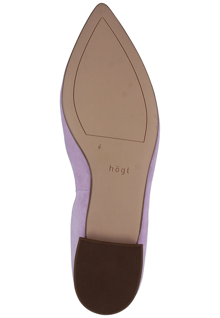 Högl Ballerinas Veloursleder Lavendel