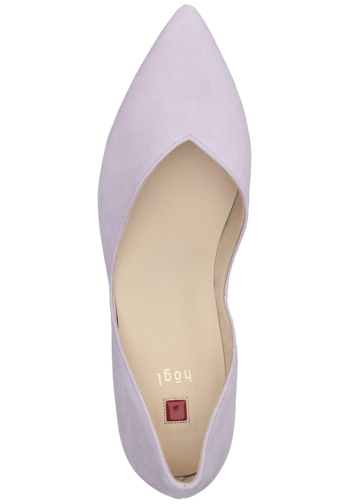 Högl Ballerinas Veloursleder Lavendel