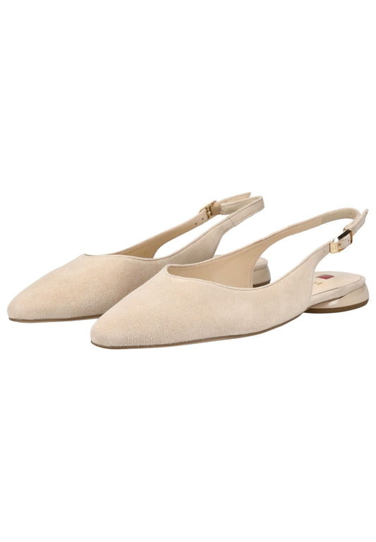 Högl Ballerinas Veloursleder Sand