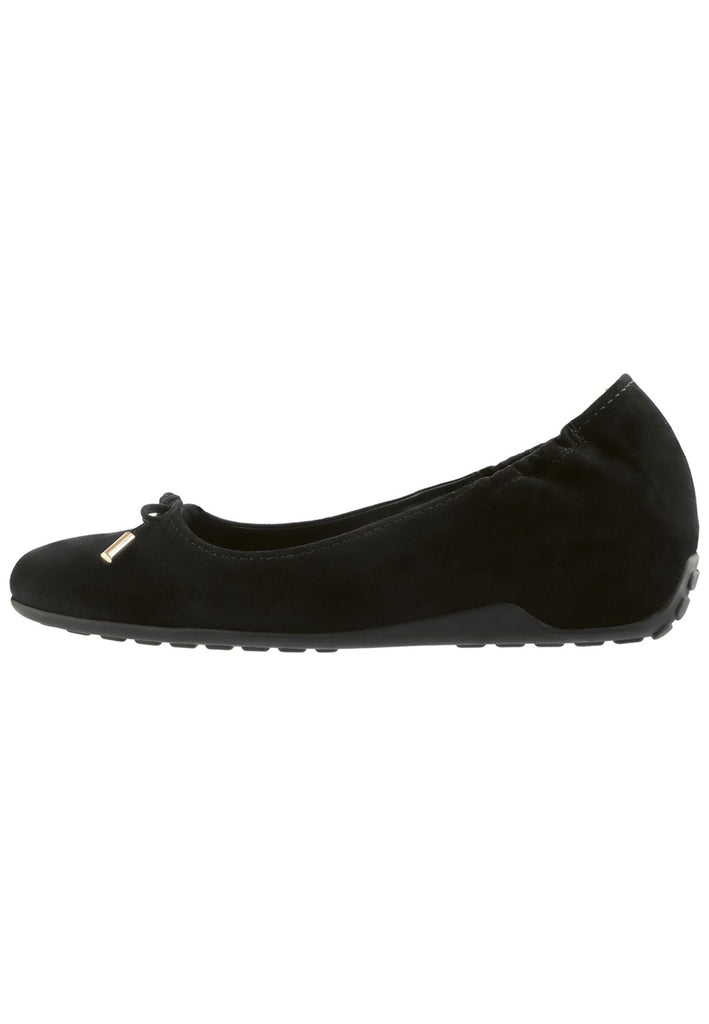 Högl Ballerinas Veloursleder Schwarz