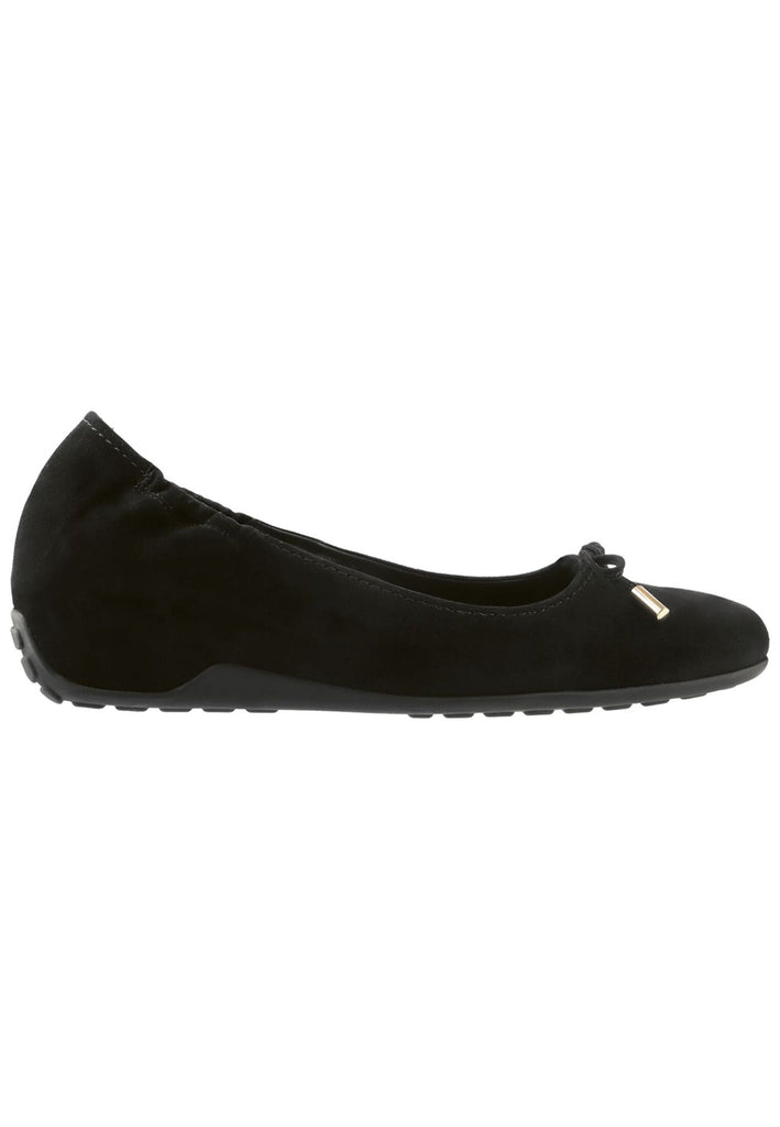 Högl Ballerinas Veloursleder Schwarz