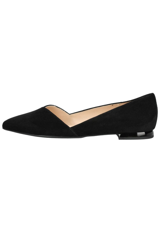 Högl Ballerinas Veloursleder Schwarz