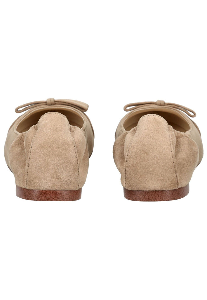 Högl Ballerinas Veloursleder Taupe