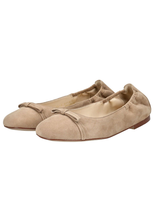 Högl Ballerinas Veloursleder Taupe