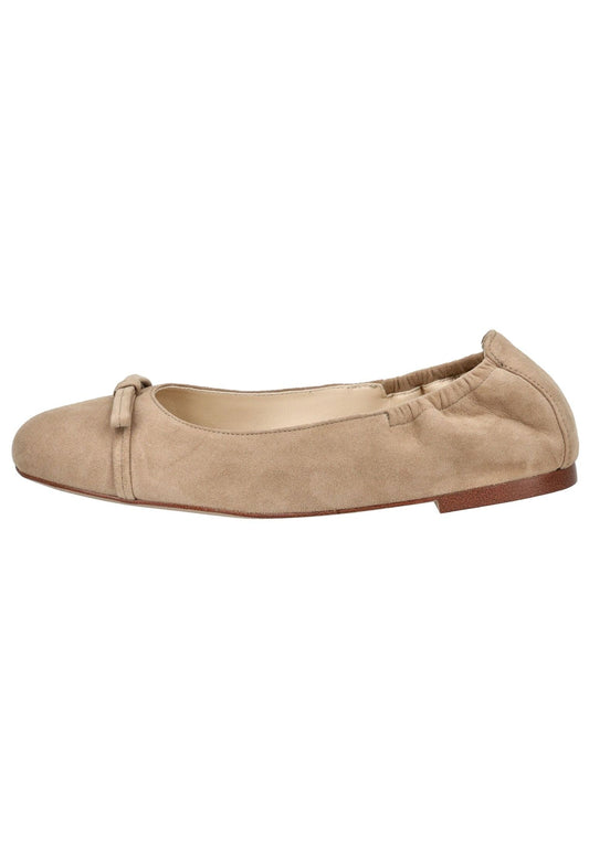 Högl Ballerinas Veloursleder Taupe