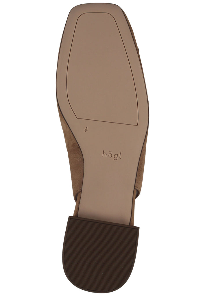 Högl Ballerinas Veloursleder Toffee