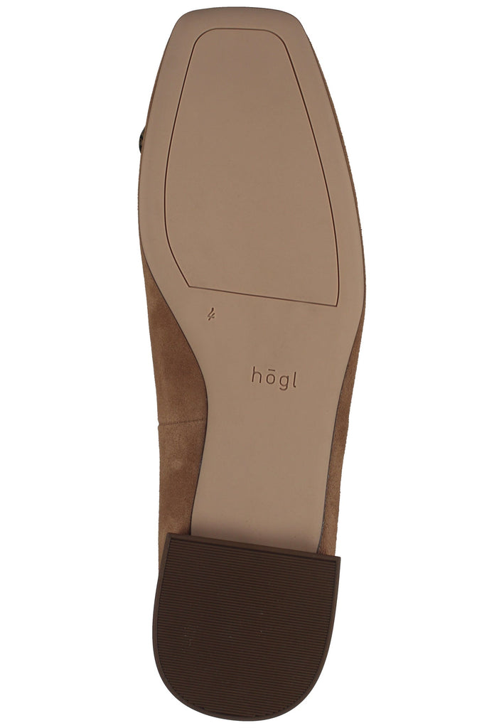 Högl Ballerinas Veloursleder Toffee