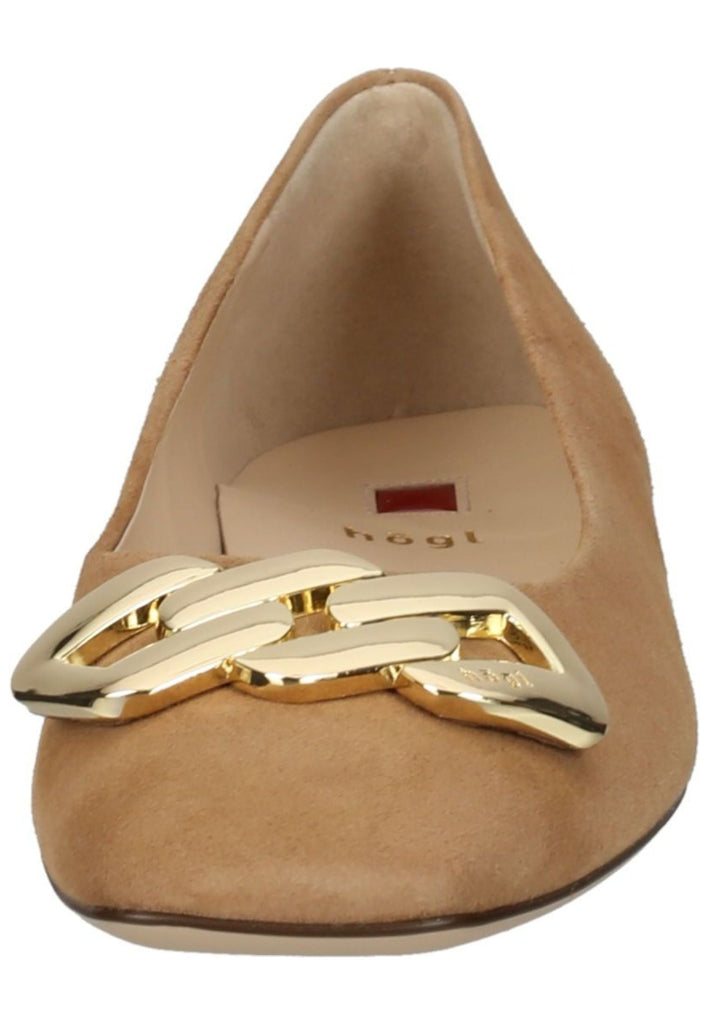 Högl Ballerinas Veloursleder Toffee