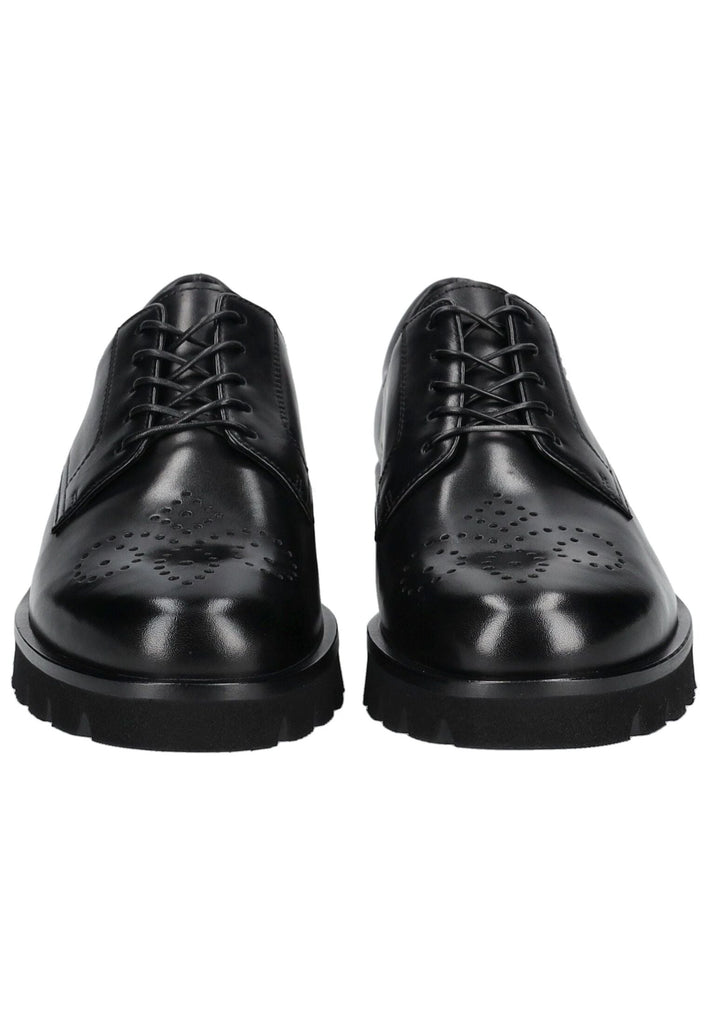 Högl Halbschuhe Leder Schwarz