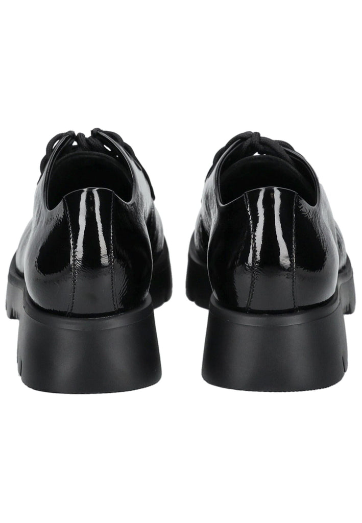 Högl Halbschuhe Leder Schwarz Lack