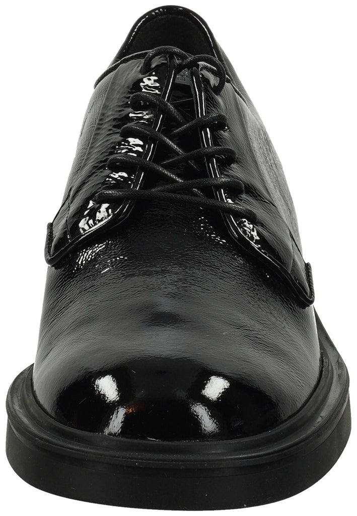 Högl Halbschuhe Leder Schwarz Lack