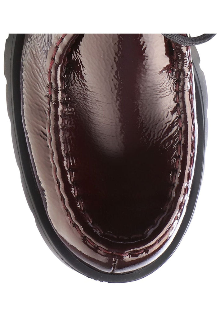 Högl Halbschuhe Leder Weinrot