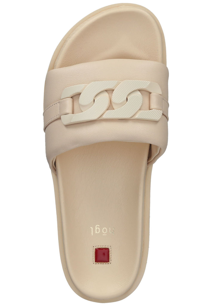 Högl Pantoletten Leder Beige