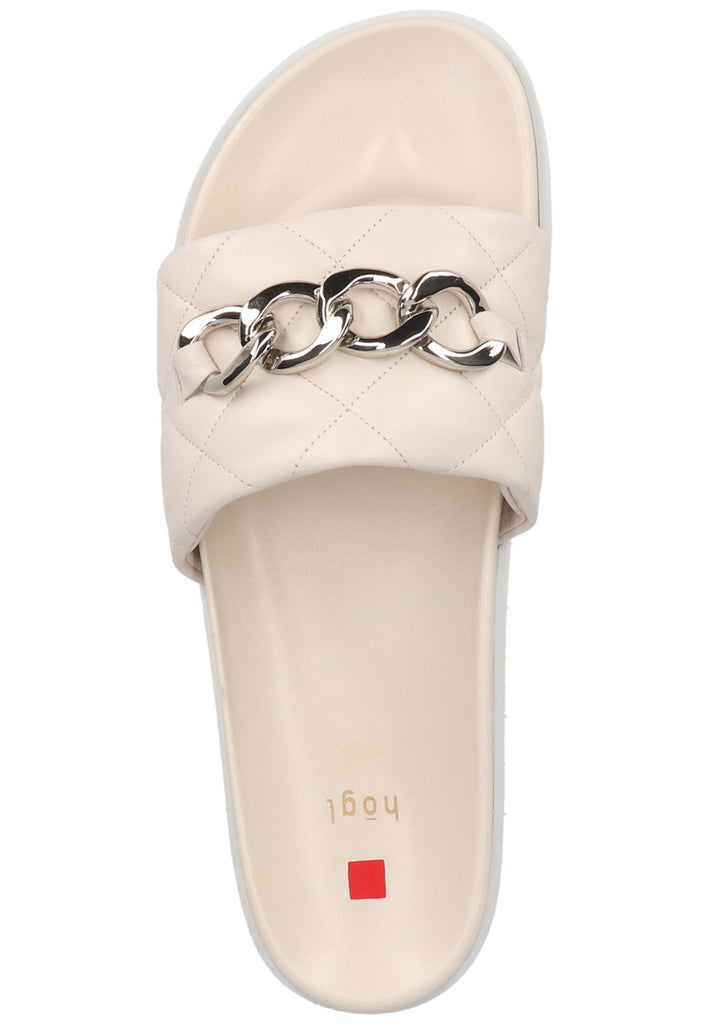 Högl Pantoletten Leder Creme