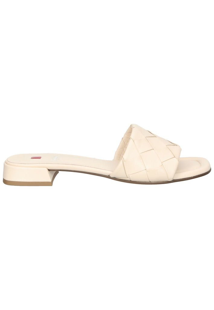 Högl Pantoletten Leder Leinen