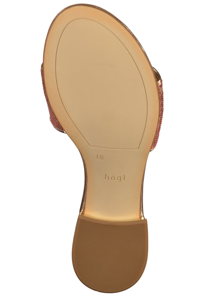 Högl Pantoletten Leder Rosegold