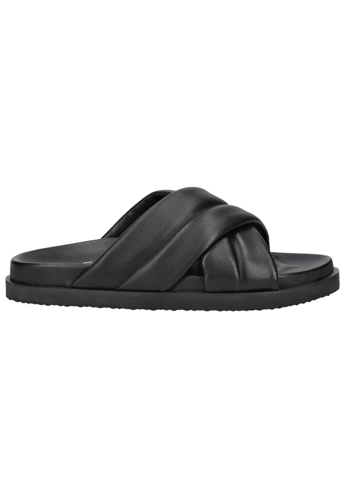 Högl Pantoletten Leder Schwarz