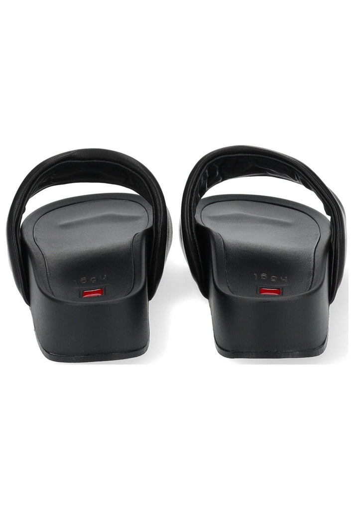 Högl Pantoletten Leder Schwarz