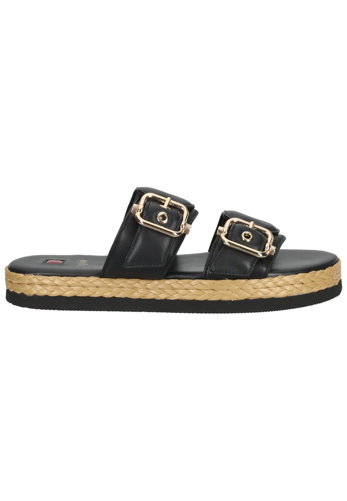 Högl Pantoletten Leder Schwarz