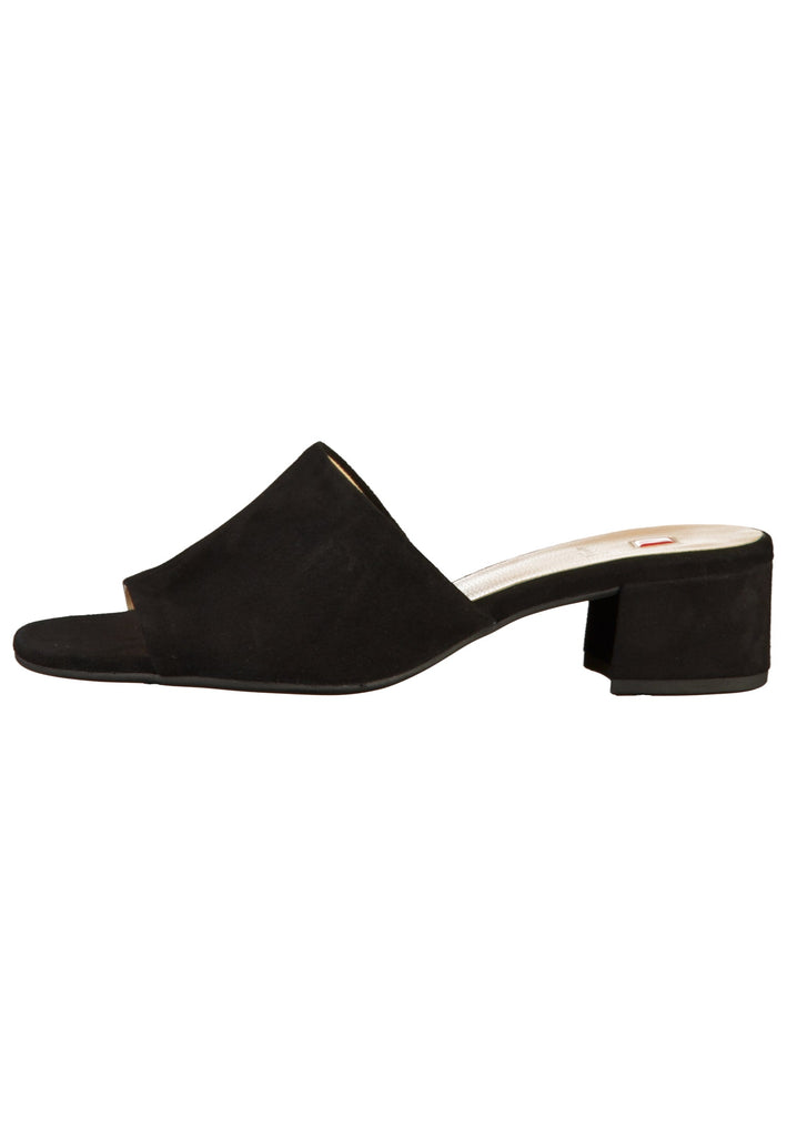 Högl Pantoletten Leder Schwarz