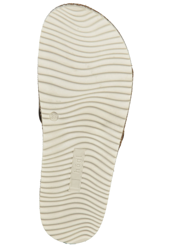 Högl Pantoletten Leder Schwarz