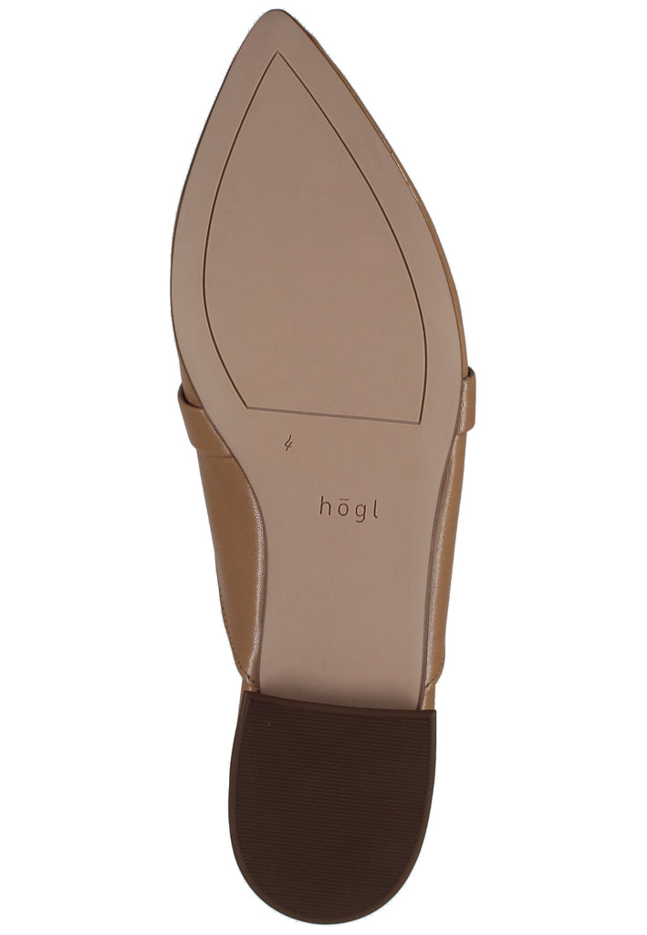 Högl Pantoletten Leder Toffee