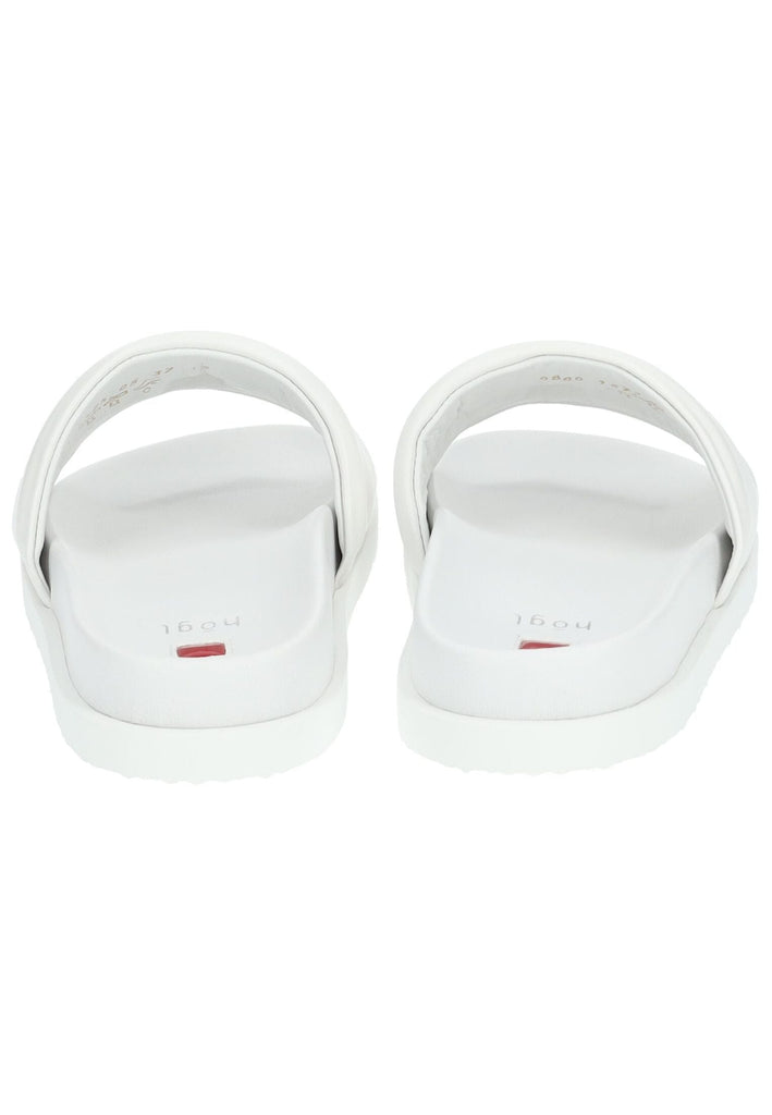 Högl Pantoletten Leder Weiß