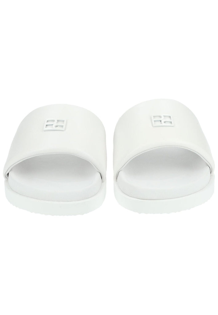 Högl Pantoletten Leder Weiß