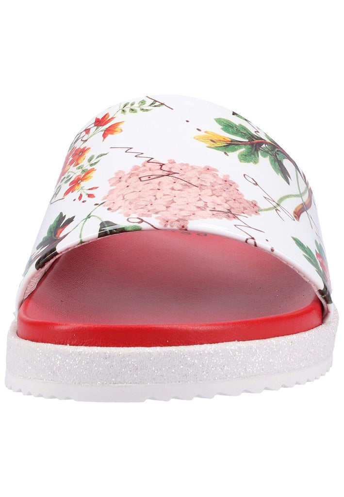 Högl Pantoletten Leder Weiß