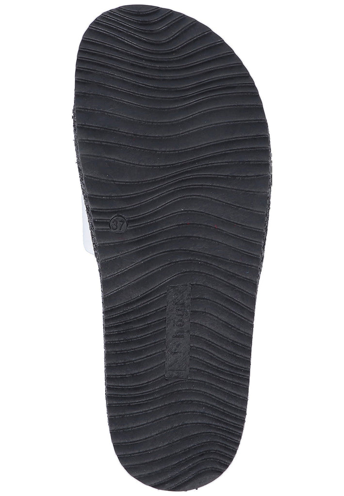 Högl Pantoletten Leder Weiß