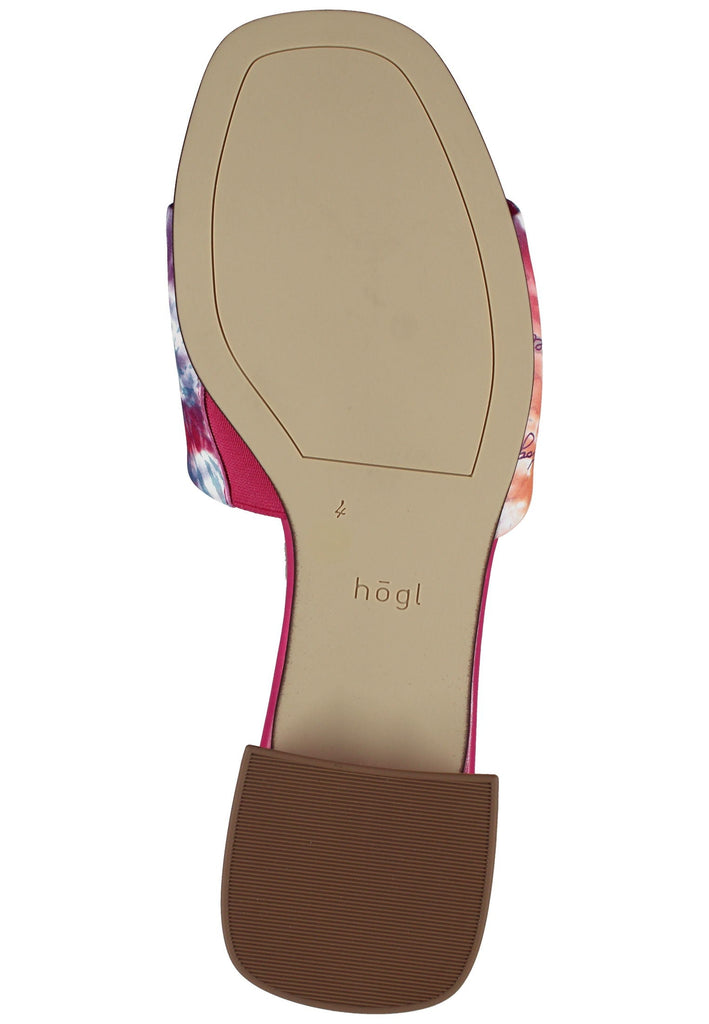 Högl Pantoletten Veloursleder Multicolor