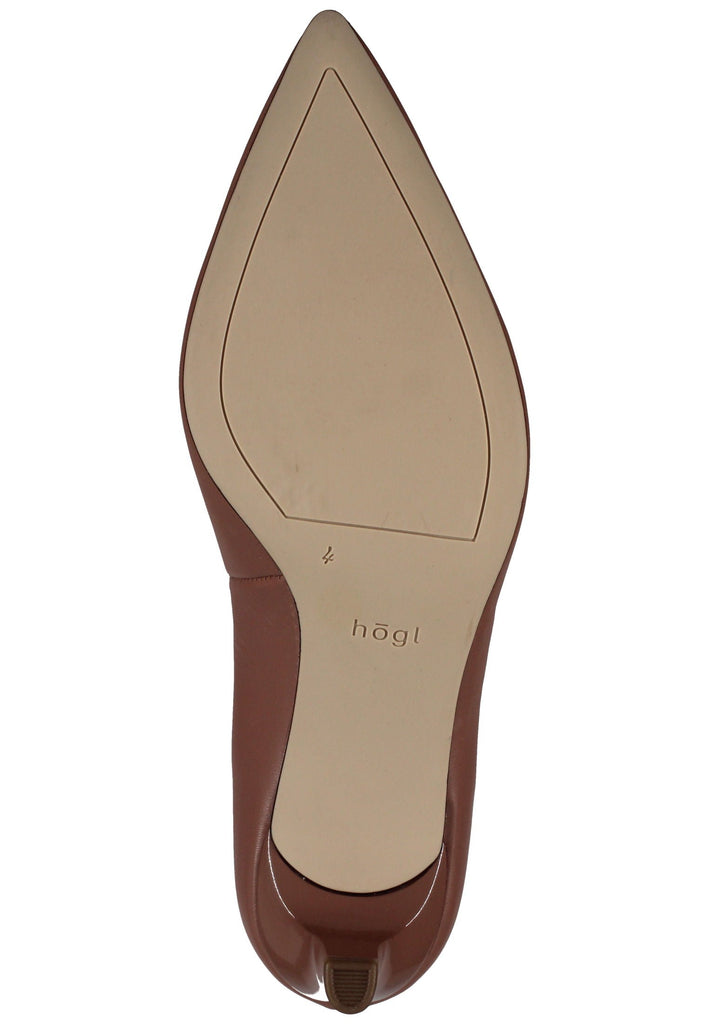 Högl Pumps Glattleder Beige