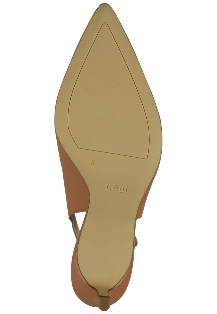 Högl Pumps Glattleder Braun