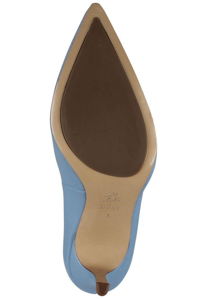 Högl Pumps Glattleder Hellblau