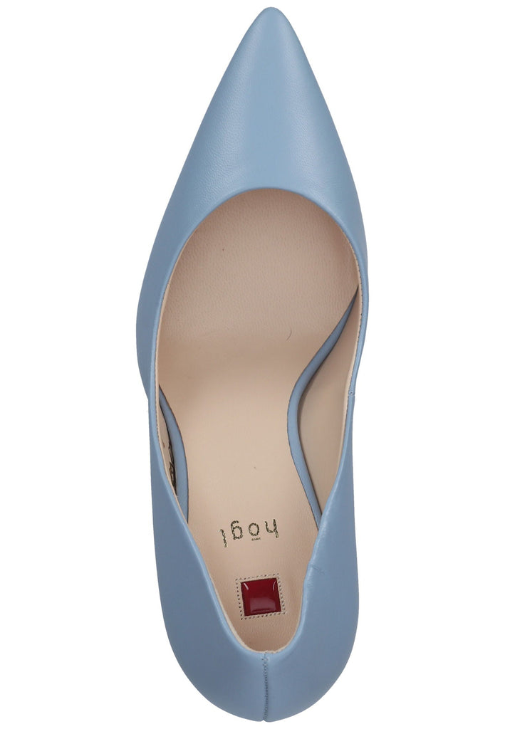 Högl Pumps Glattleder Hellblau