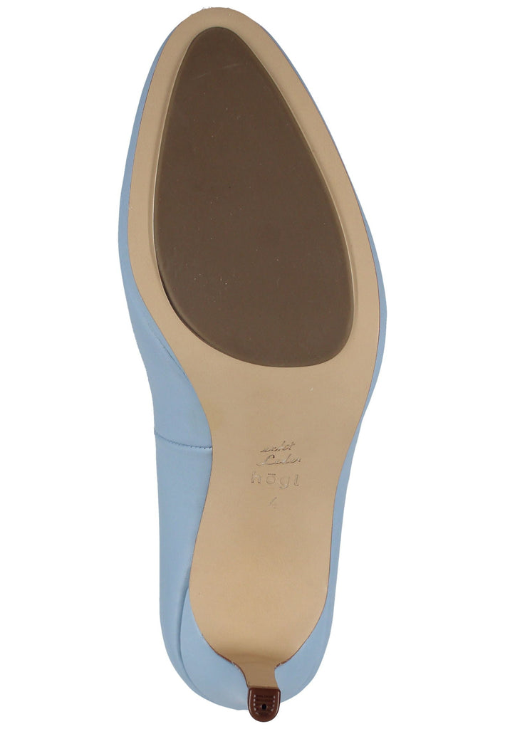 Högl Pumps Glattleder Hellblau