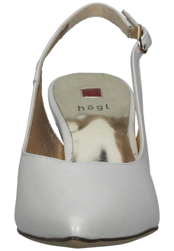 Högl Pumps Glattleder Weiß