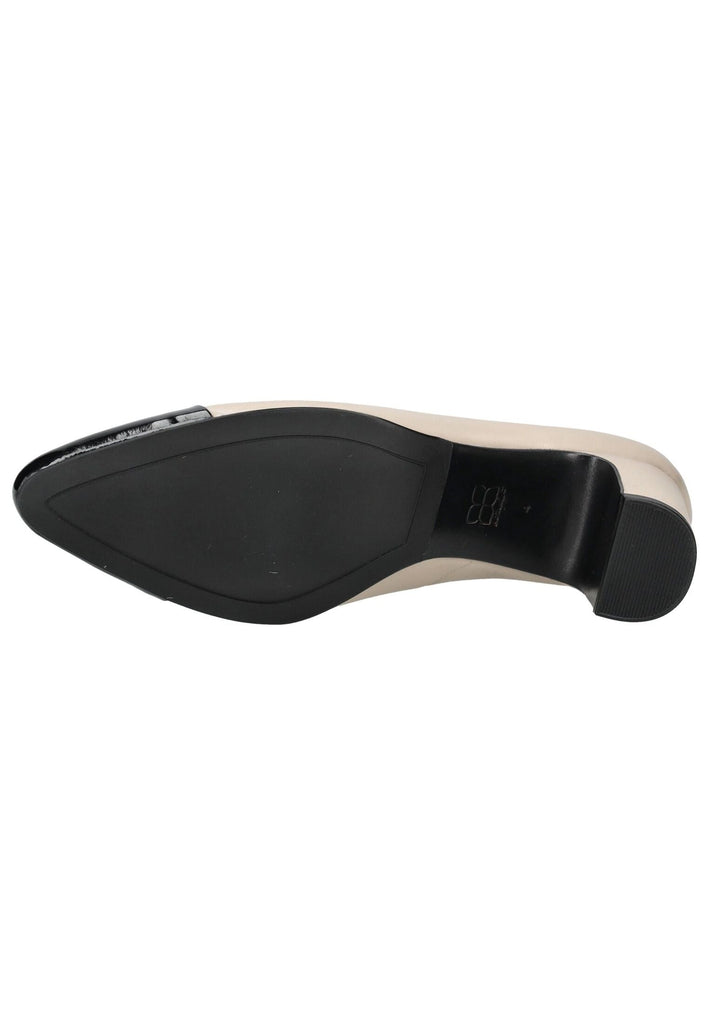 Högl Pumps Leder Beige/Schwarz