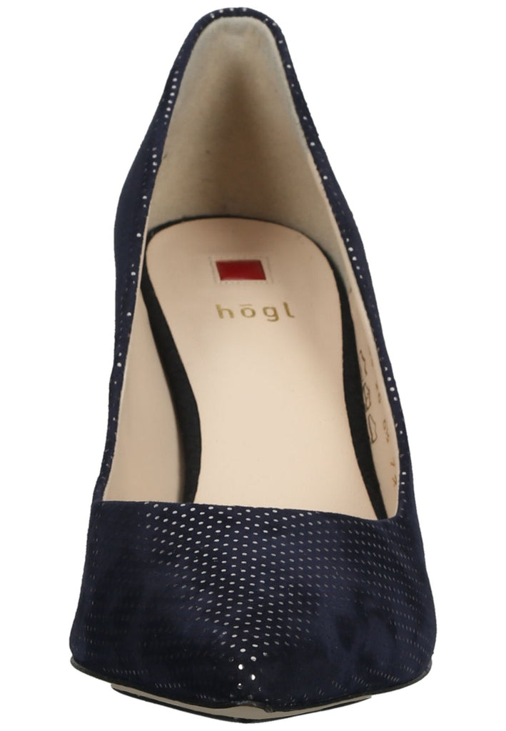 Högl Pumps Leder Blau