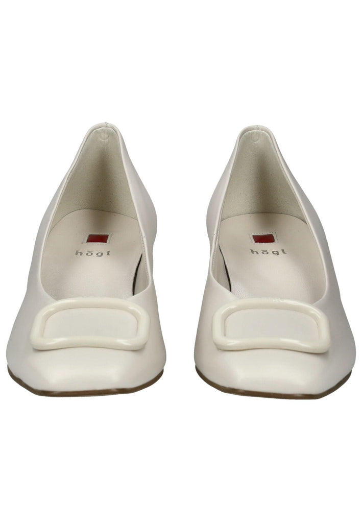 Högl Pumps Leder Creme