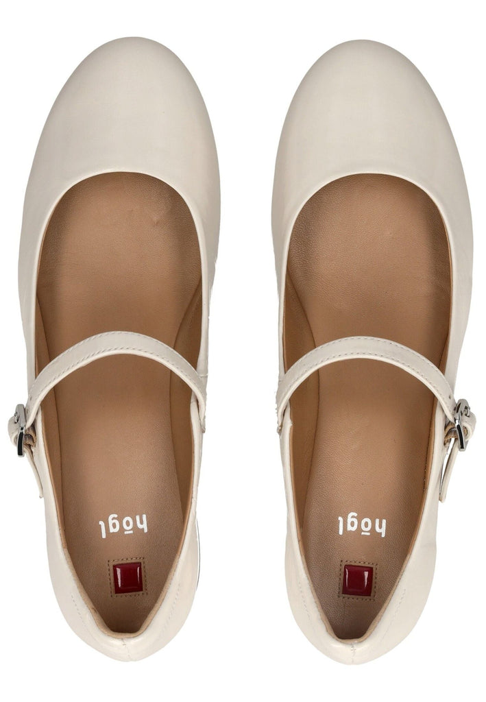 Högl Pumps Leder Creme