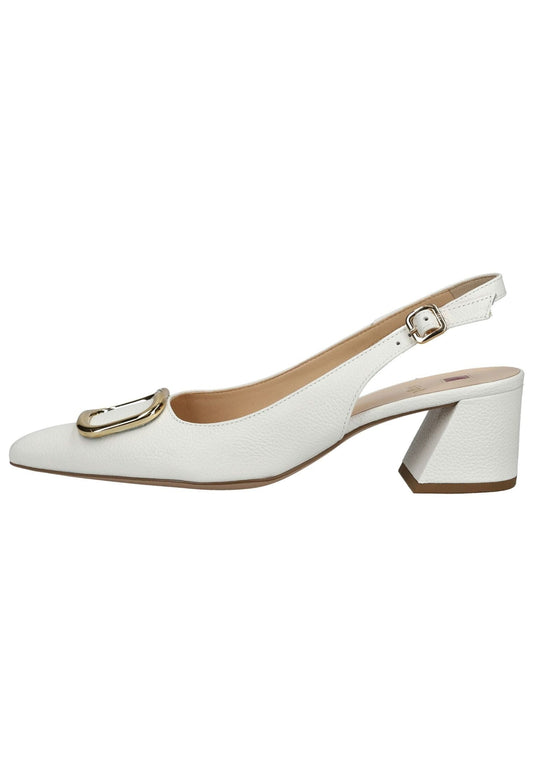 Högl Pumps Leder Creme