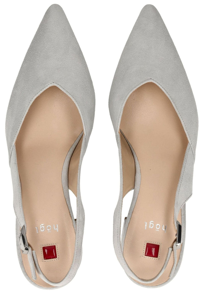 Högl Pumps Leder Hellblau