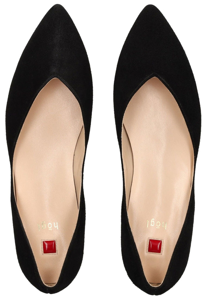 Högl Pumps Leder Schwarz