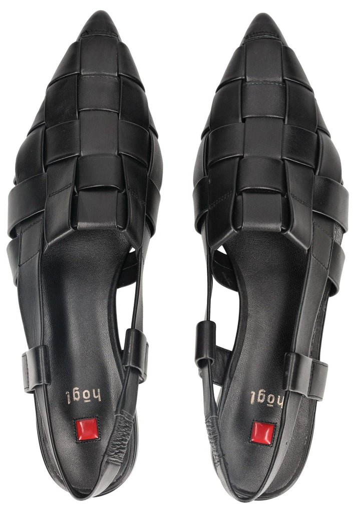 Högl Pumps Leder Schwarz