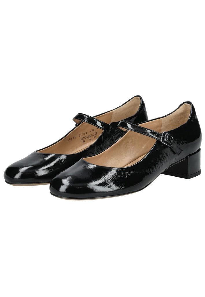 Högl Pumps Leder Schwarz