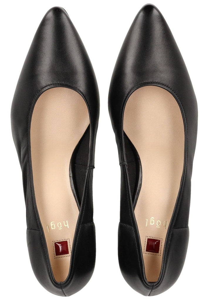 Högl Pumps Leder Schwarz