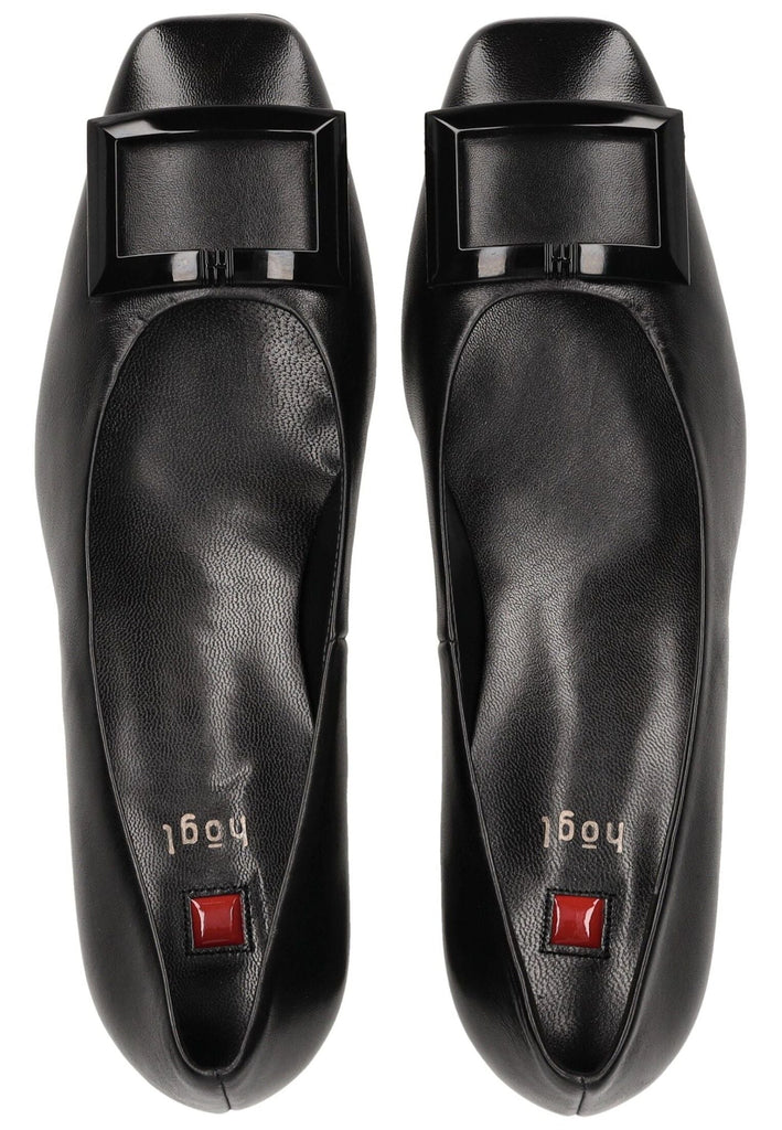 Högl Pumps Leder Schwarz