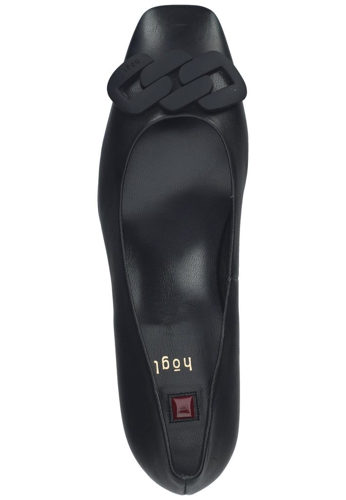 Högl Pumps Leder Schwarz