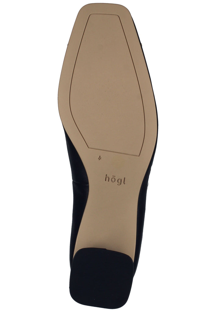 Högl Pumps Leder Schwarz